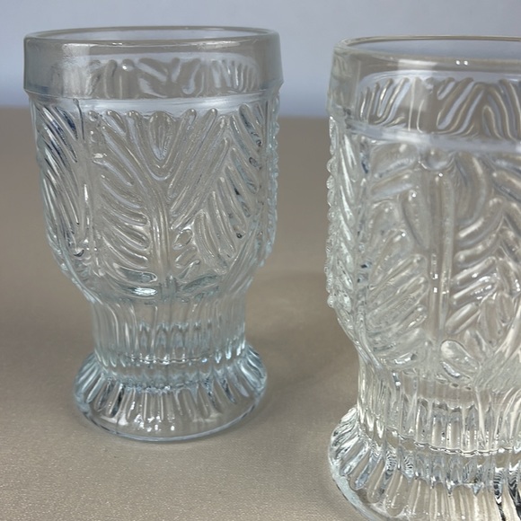 Vintage Embossed/Textured Bar Glasses (set of 2) - Picture 8 of 10